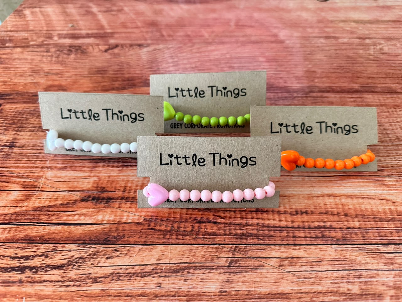 Macaron Heart Bead Bracelet each