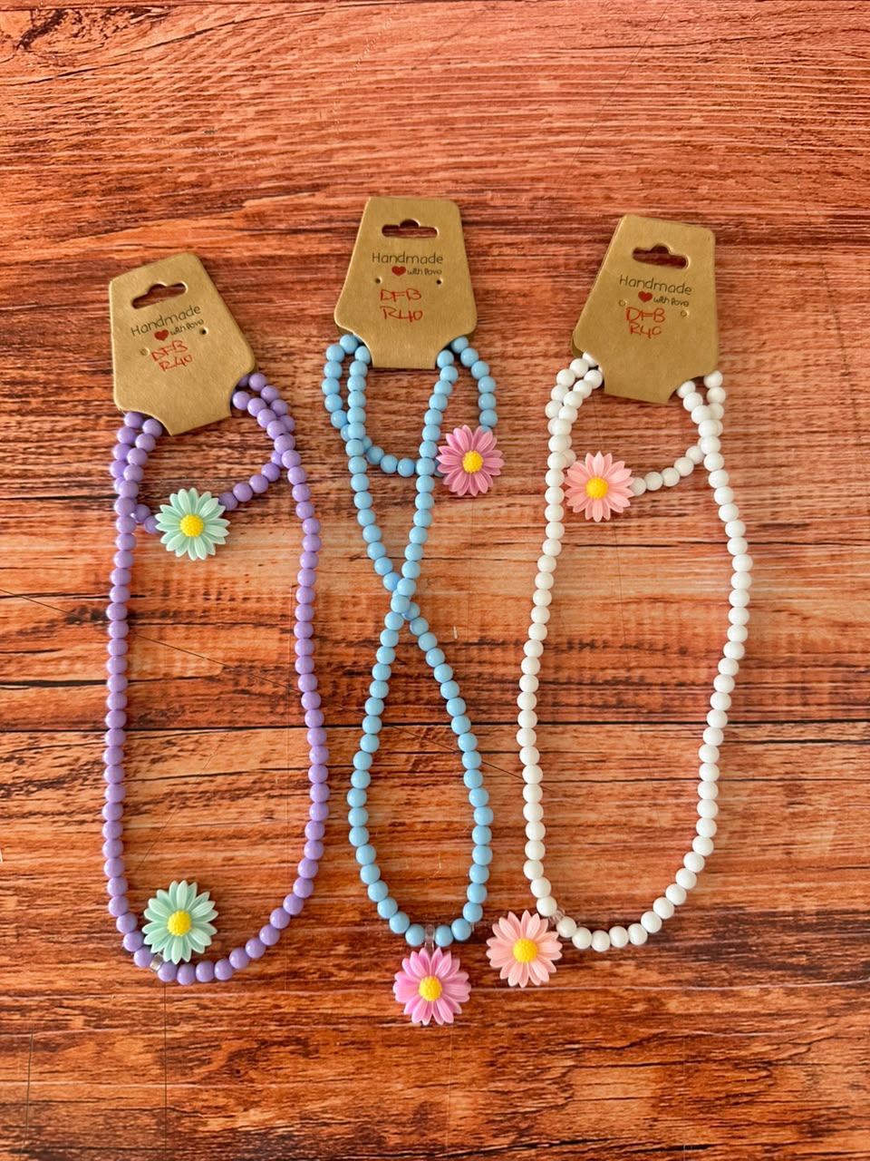 Daisy Bracelet and Necklace set