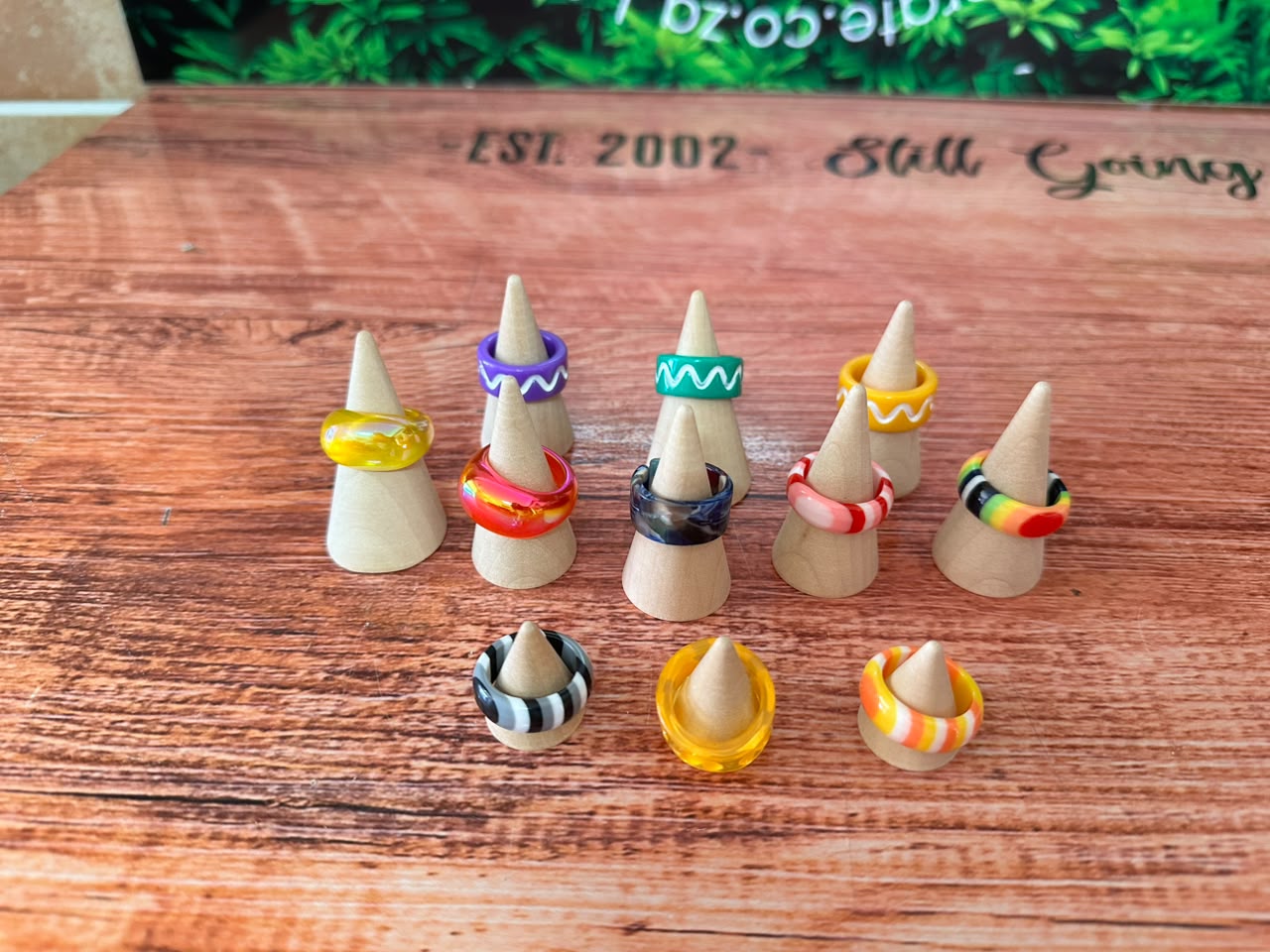 Colored Resin Ring