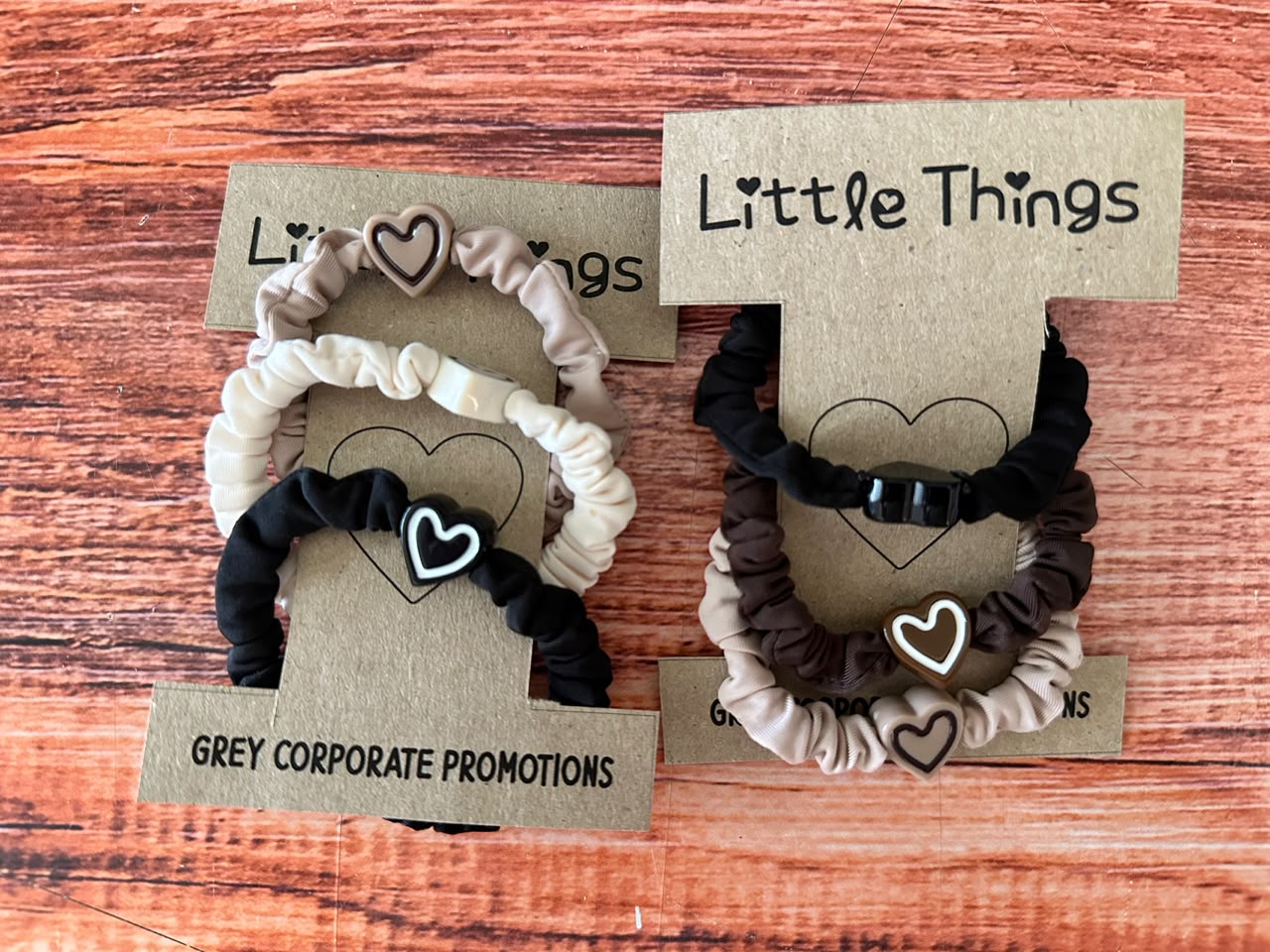 Sweetheart Hair Ties (Set of 3)